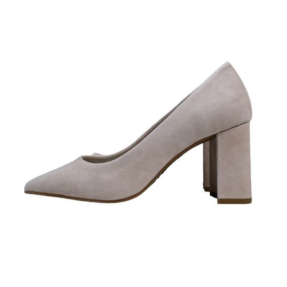 NYDJ Womens 7 Elysia Pointy Toe Leather Pump in Latte NEW - Picture 5 of 10